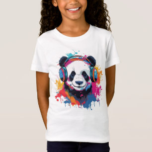 Cute Panda, vattenfärg, ljus teckning T Shirt