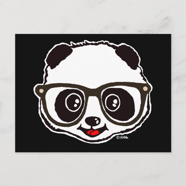 Cute Panda Vykort (Framsida)