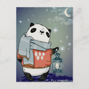 Cute Panda Vykort
