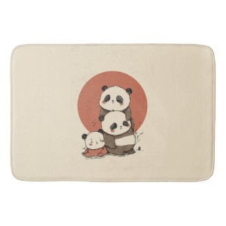 Cute Pandas Design Badrumsmatta