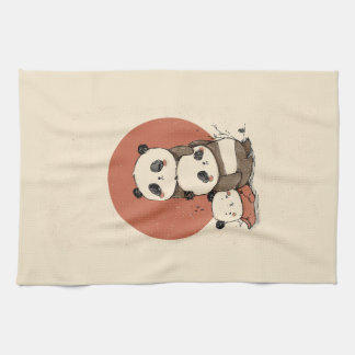 Cute Pandas Design Kökshandduk