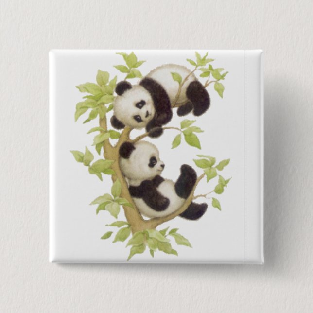 Cute Pandas Knapp (Framsida)