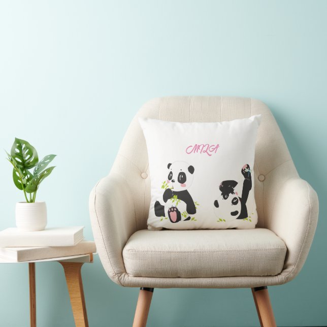 Cute pandas kudde (Stol)