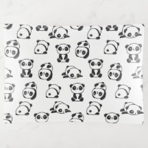 Cute Pandas Mönster