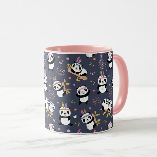Cute Pandas Mugg (Framsida höger)