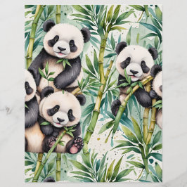 Cute Pandas och Bamboo