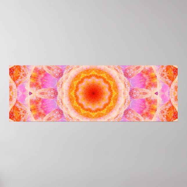 Cute Panoramic Mandala Poster (Framsidan)