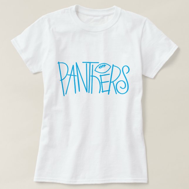 Cute Panthers Football Youth Team Rec League Mamma T Shirt (Design framsida)