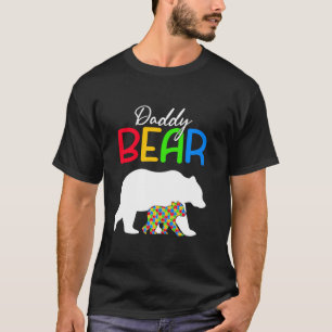 Cute Paper Bear Autism Awareness Autistic Family T Shirt