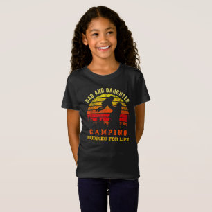 Cute Pappa Dotter Campingpartner livskamrat ord ar T Shirt