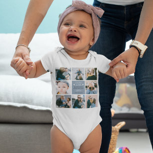Cute 'pappa & Me' Photo Collage 1st Fars dag B T Shirt