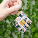 Cute 'pappa & Me' Photo Collage 1st Fars dag Nyckelring<br><div class="desc">Skapa din egen "pappa & Me" Keepsaké Photo Dubbla-Sided Keychain. Utformningen har 8 trendig inst square bilder efter eget val, den söta texten "pappa & Me" med två små hjärtan - Lycklig First Fars dag! a "with kärlek" in elegant calligraphy script och a the namn of which it is from....</div>
