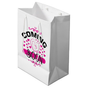 Cute Pappa to be ord art Large Gift Bag