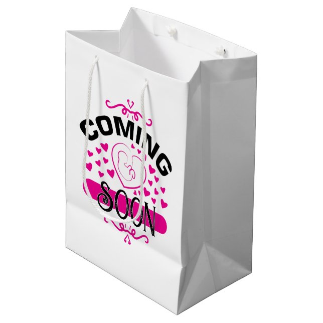 Cute Pappa to be ord art Large Gift Bag (Framsidan Vinklad)