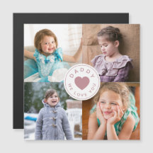 Cute pappa Vi Kärlek du Heart Photo