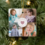 Cute Pappa Vi Kärlek You Photo Collage Julgransprydnad Keramik<br><div class="desc">Anpassningsbar Cute pappa Vi Kärlek dig Photo Collage Ceramic Ornament.</div>