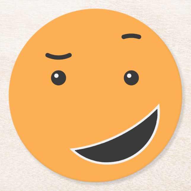 Cute papper underlägg 9/9 rund (Framsidan)