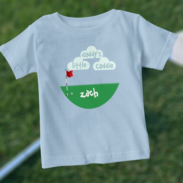Cute Pappor Little Caddie Junior Golfer T-shirt (Skapare uppladdad)