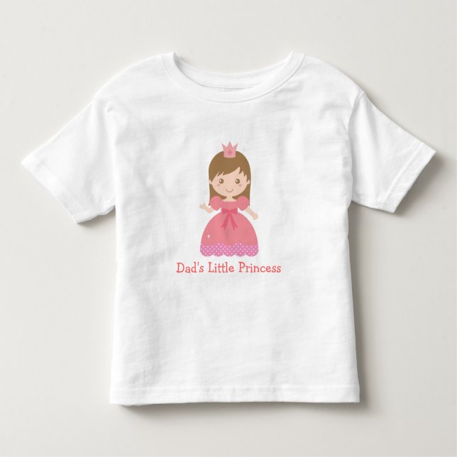 Cute Pappor Little Princess T-shirt (Framsida)