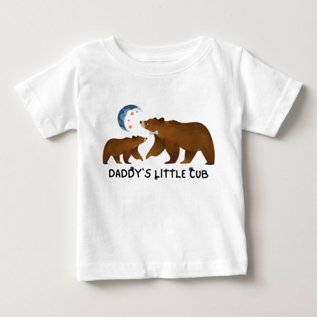 Cute Pappor Little Unge Baby T-Shirt (Framsida)