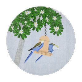 Cute par Playful Parrots Rosellas