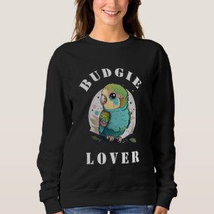 Cute Parakeet Budgie Bird Owner Gift Manar Women M T Shirt