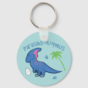 Cute Parasaurolophus Nyckelring