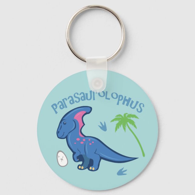 Cute Parasaurolophus Nyckelring (Framsida)