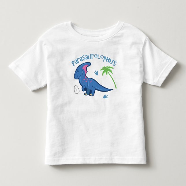Cute Parasaurolophus T Shirt (Framsida)