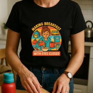 Cute Parent Shirt; Skapar Ögon i frukost stängt T Shirt