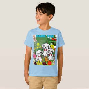 Cute Park-valpar där blommor och Roligt kolliderar T Shirt