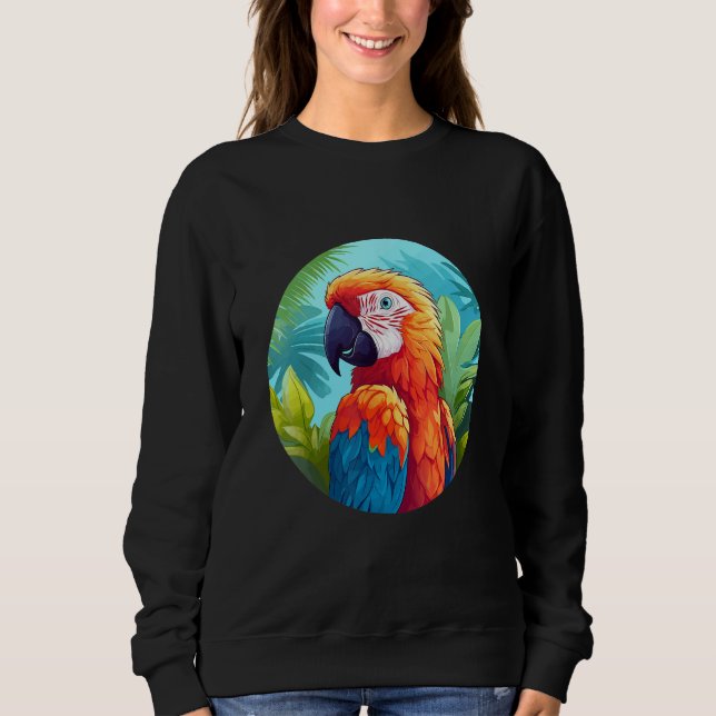 Cute Parrot Bird Parrot Motif Birds Parrot 1 T Shirt (Framsida)