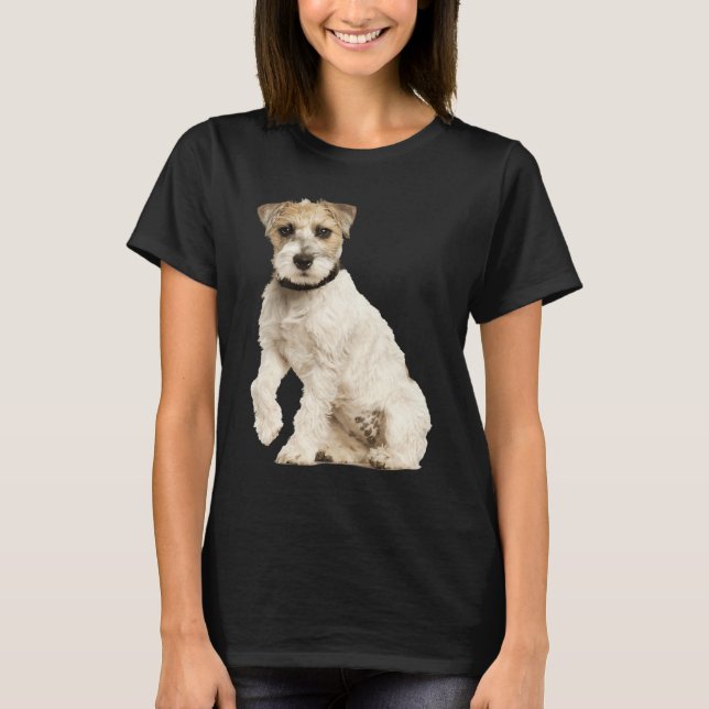 Cute Parson Russell Terrier T Shirt (Framsida)