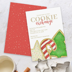 Cute Party i Exchange-julklapp Inbjudningar