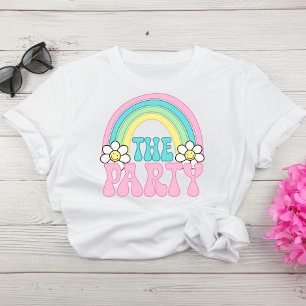 Cute Party Retro Hippie Bachelorette Party T Shirt