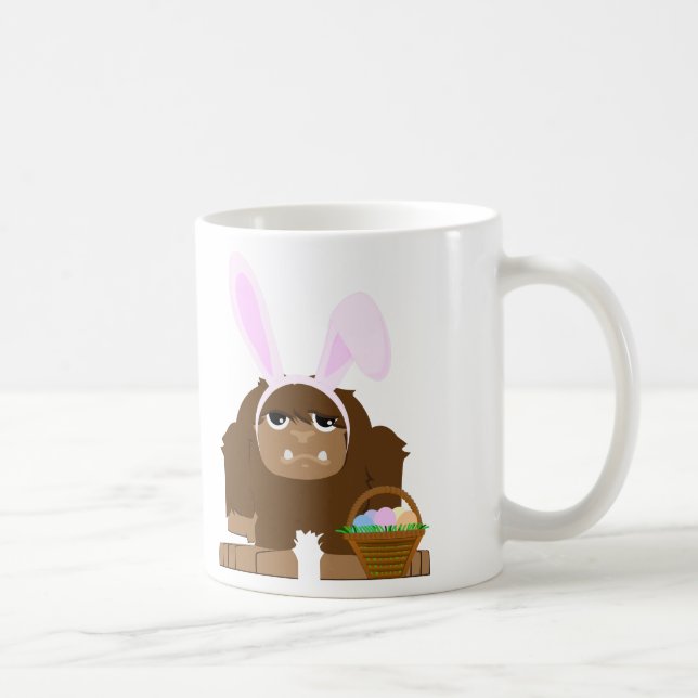 Cute Påsk Bigfoot Kaffemugg (Höger)