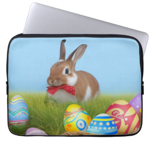 Cute Påsk Bunnyfor en positiv stämning Laptop Fodral