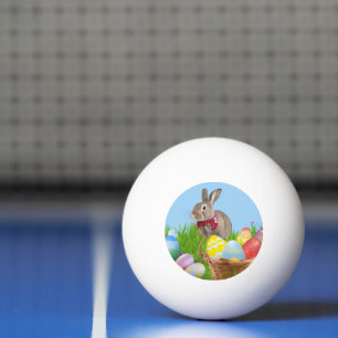 Cute Påsk Bunnyfor en positiv stämning Pingisboll