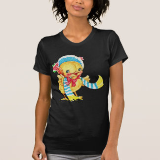 Cute Påsk Chic på Black T Shirt