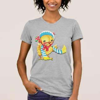 Cute Påsk Chic på Grått T Shirt