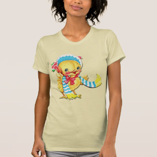 Cute Påsk Chic på Tan T Shirt