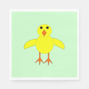 Cute Påsk Chick Luncheon Napkin Pappersservett