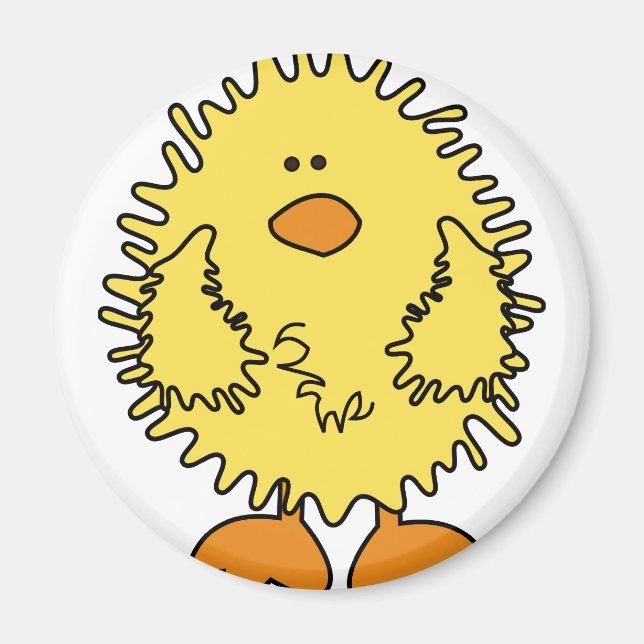 Cute Påsk Chick Magnet (Framsidan)