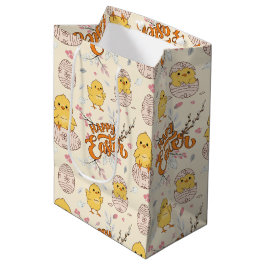 Cute Påsk Chick Mönster Gift Bag