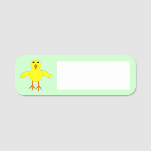 Cute Påsk Chick Namnbricka