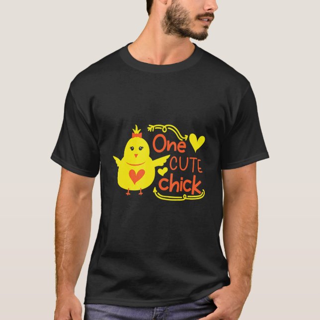 Cute Påsk Chickar Gräver mig T Shirt (Framsida)