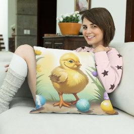 Cute Påsk Chicken 1, Påsk Kudde