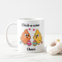 Cute Påsk Chickens Kaffemugg