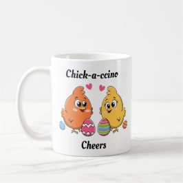 Cute Påsk Chickens Kaffemugg