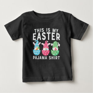 Cute Påsk-dagen är min Påsk Pajama  T Shirt